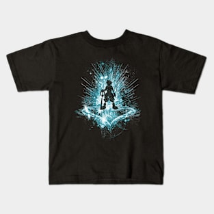 a key to the heart -blue Kids T-Shirt